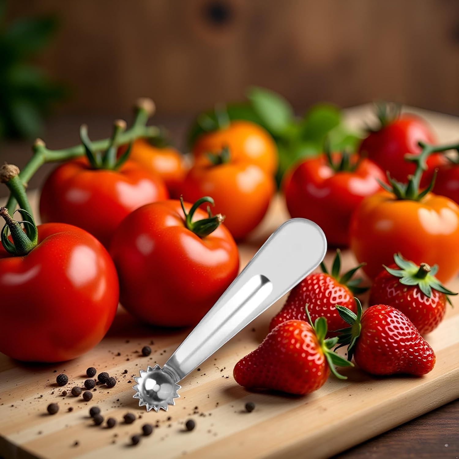 Removedor de Corazones de Tomate y Fresa Qintreesify - Acero Inoxidable