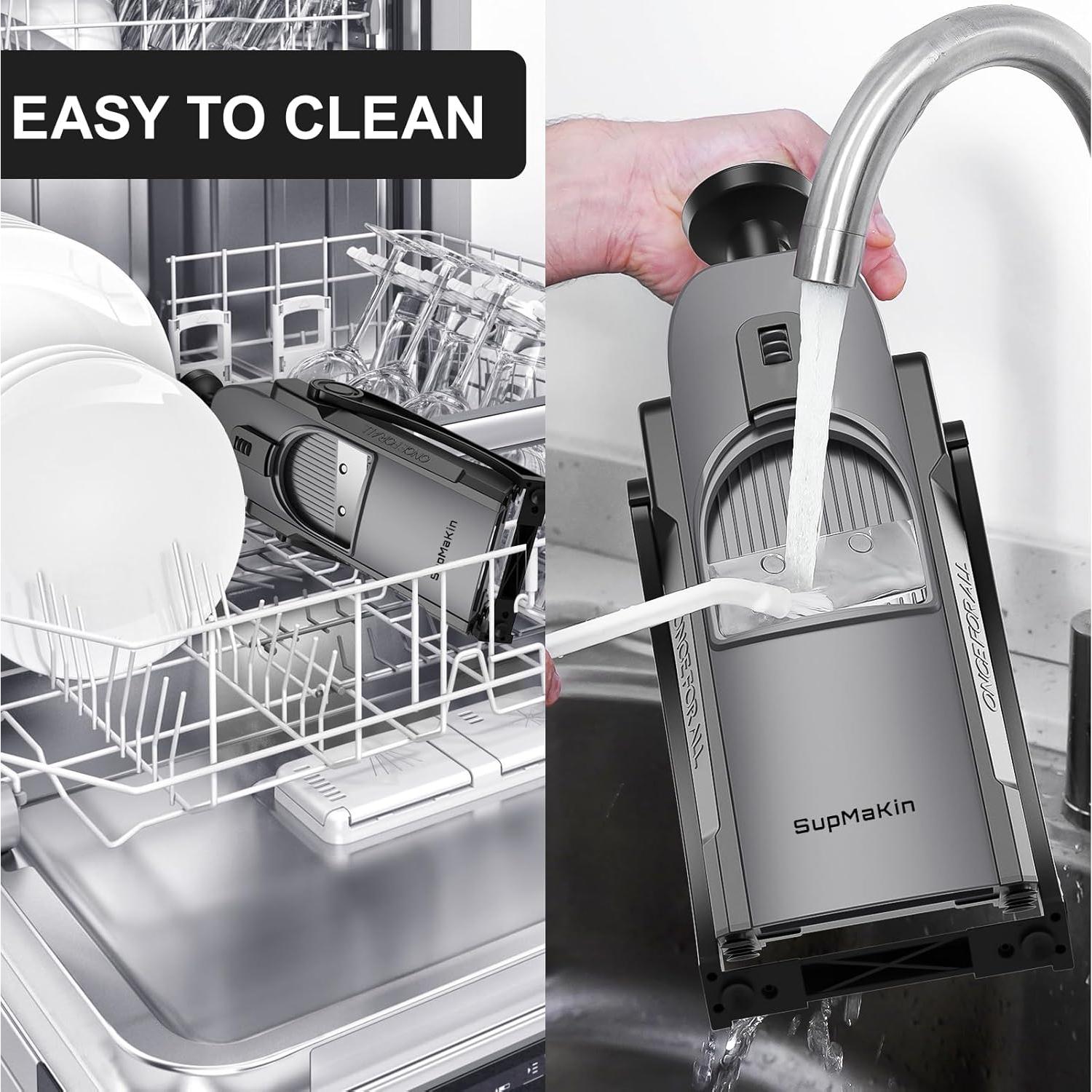 Cortador de Verduras Mandolina SupMaKin Ajustable 0.1-8mm