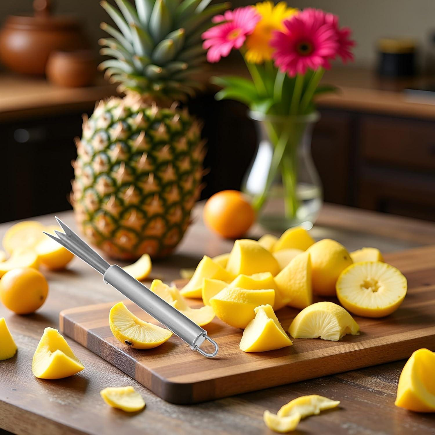 Pelador de Ojos de Piña Czhotg de Acero Inoxidable