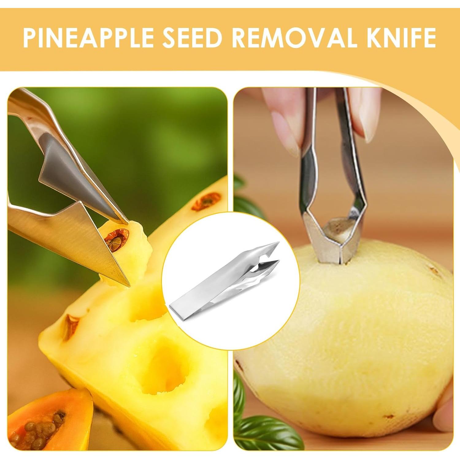 Juego de 4 Piezas para Quitar Ojos de Piña VILPKWMP Acero Inoxidable