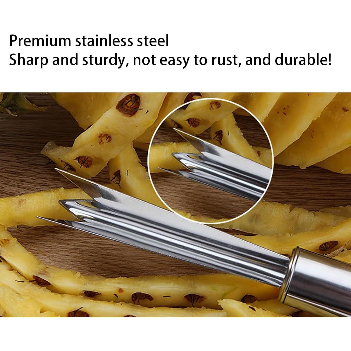 Juego de 2 Peladores de Ojos de Piña Sndperiexam Acero Inoxidable