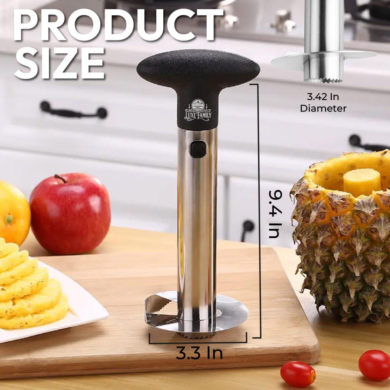 Juego de Cortador de Piña Luxe Family - 6 Piezas Acero Inoxidable