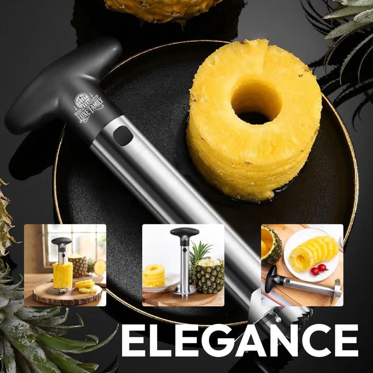 Juego de Cortador de Piña Luxe Family - 6 Piezas Acero Inoxidable