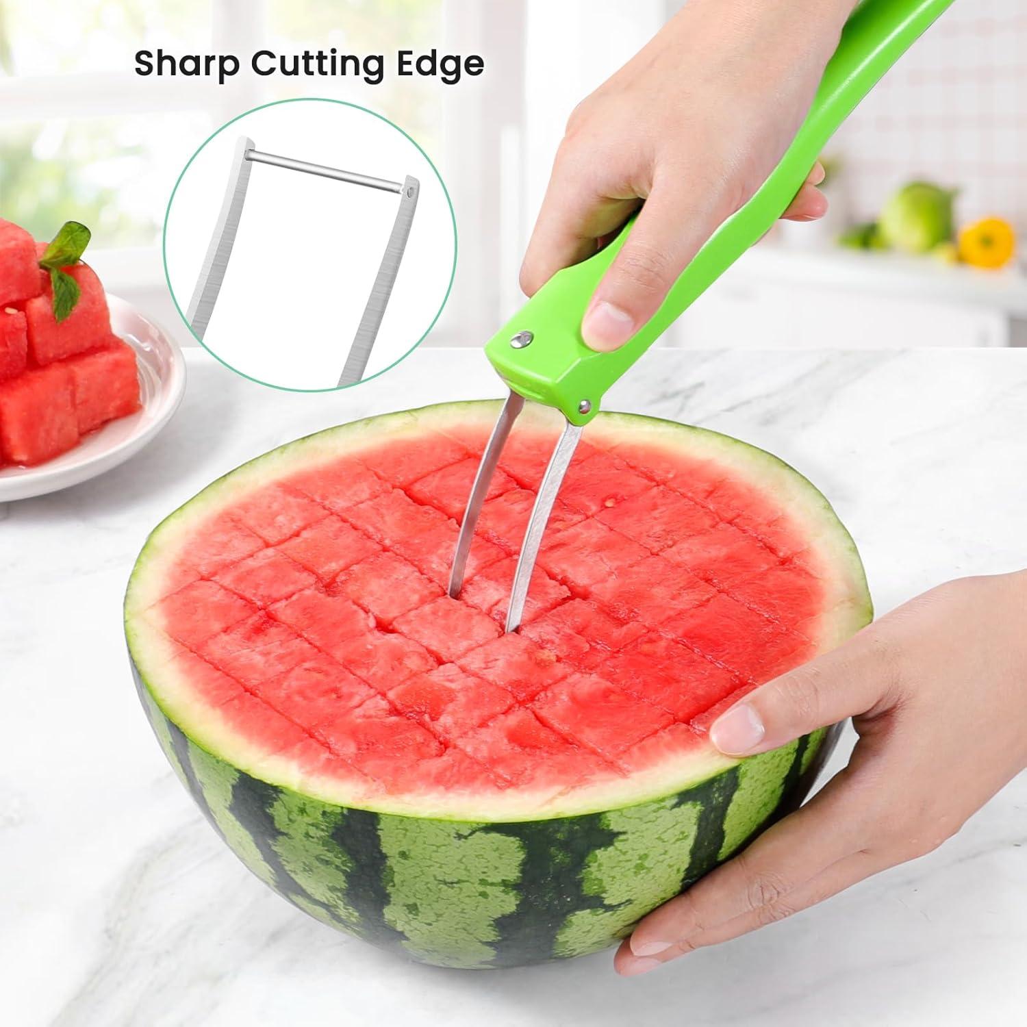 Cortador de Sandía OLESBUR 3 en 1 Plegable Acero Inoxidable