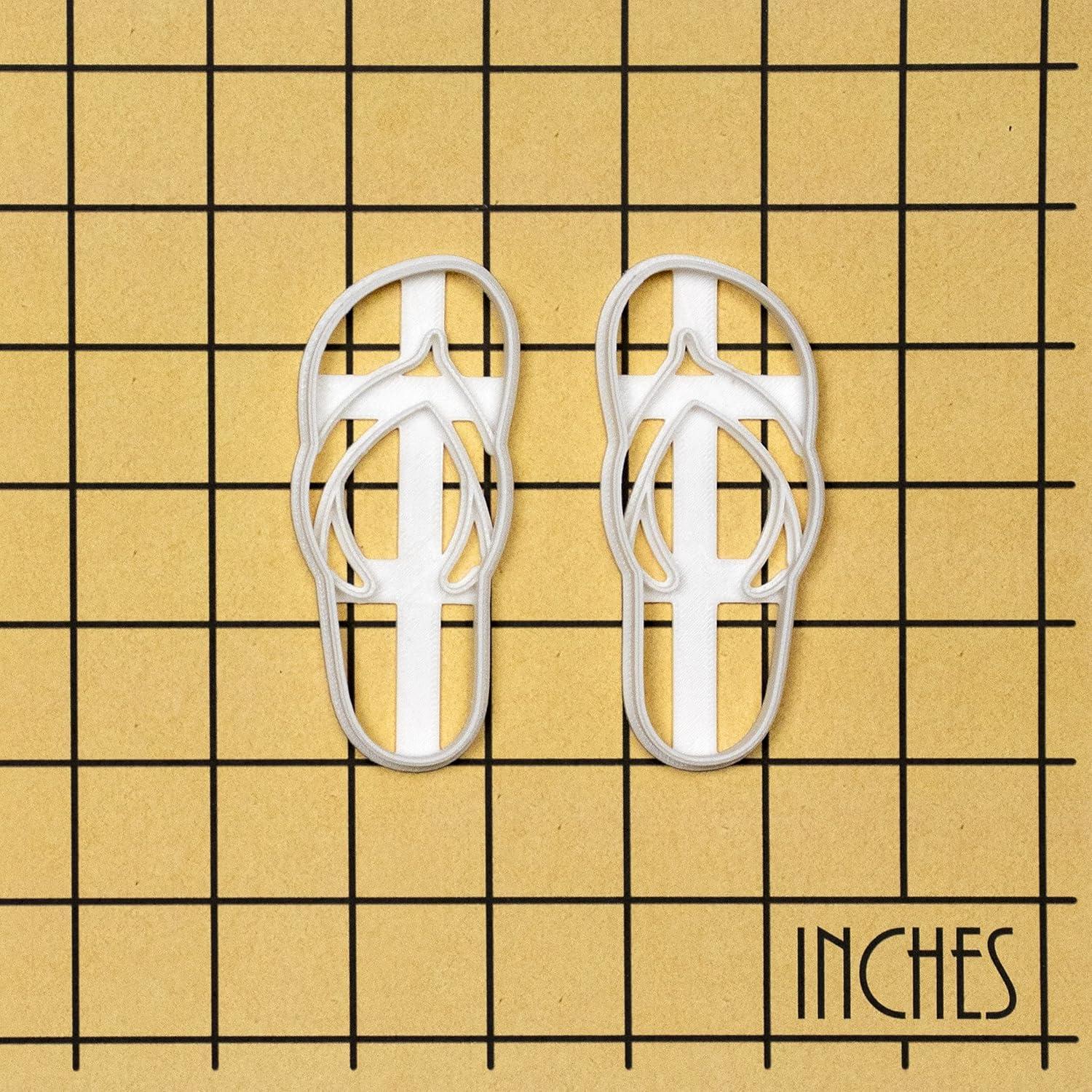 Cortador de Galletas Chanclas de Playa Bakerlogy 4.2x9.5cm