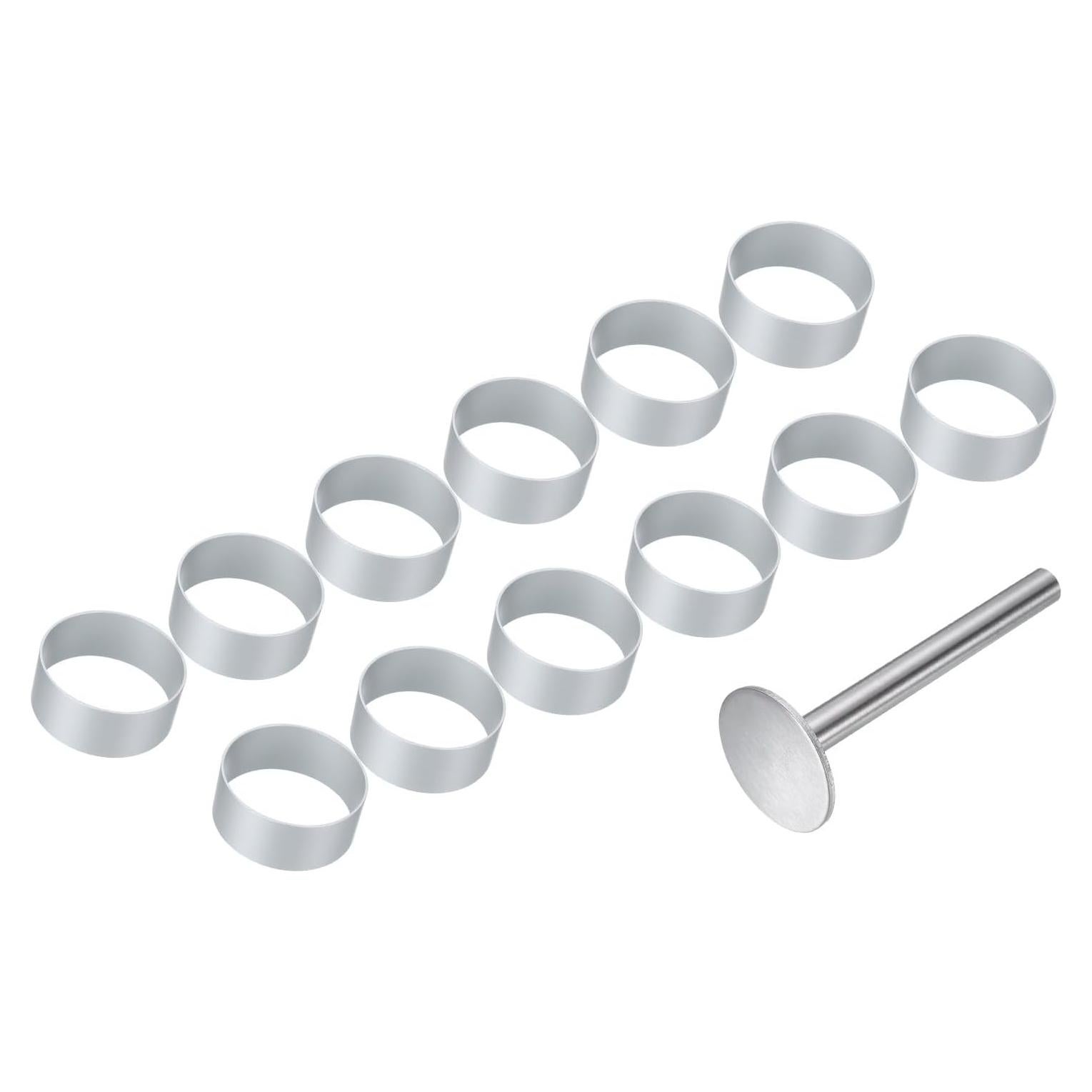 Set de 13 Cortadores de Galletas uxcell de Aluminio Antiadherente