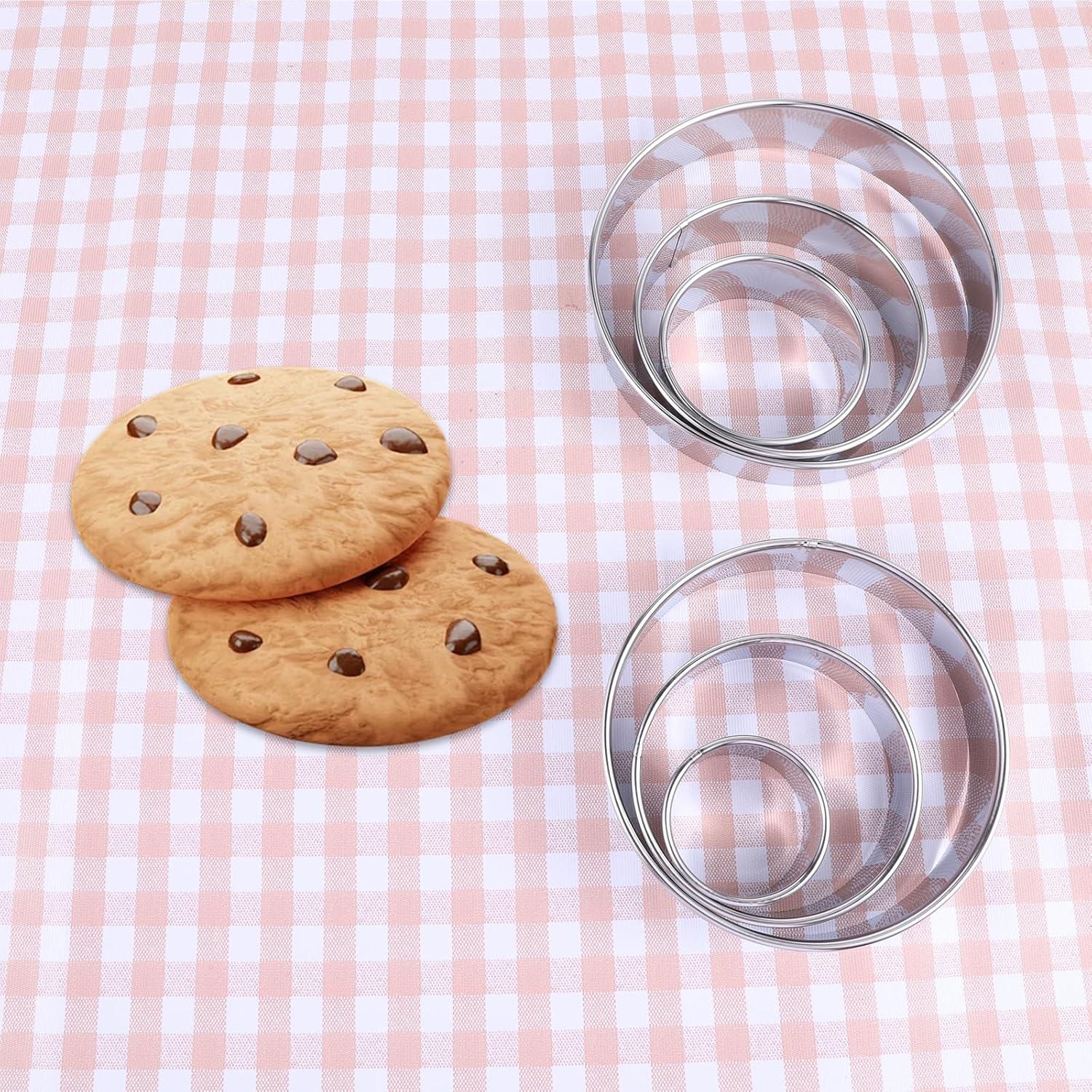 Juego de 6 Cortadores de Galletas Redondos Bruislard 5.2 a 15.5 cm