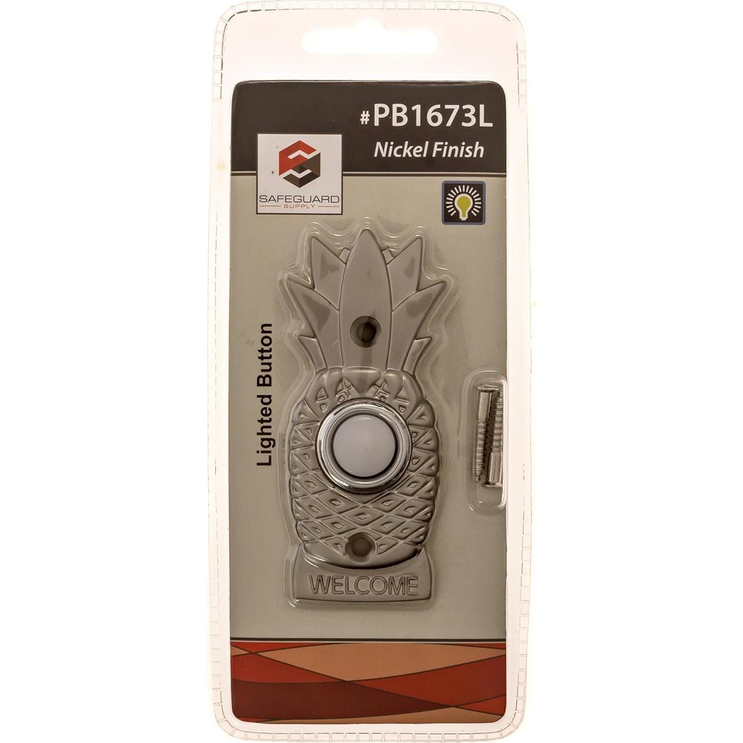 Botón de Timbre de Latón Iluminado Suministro de Protección