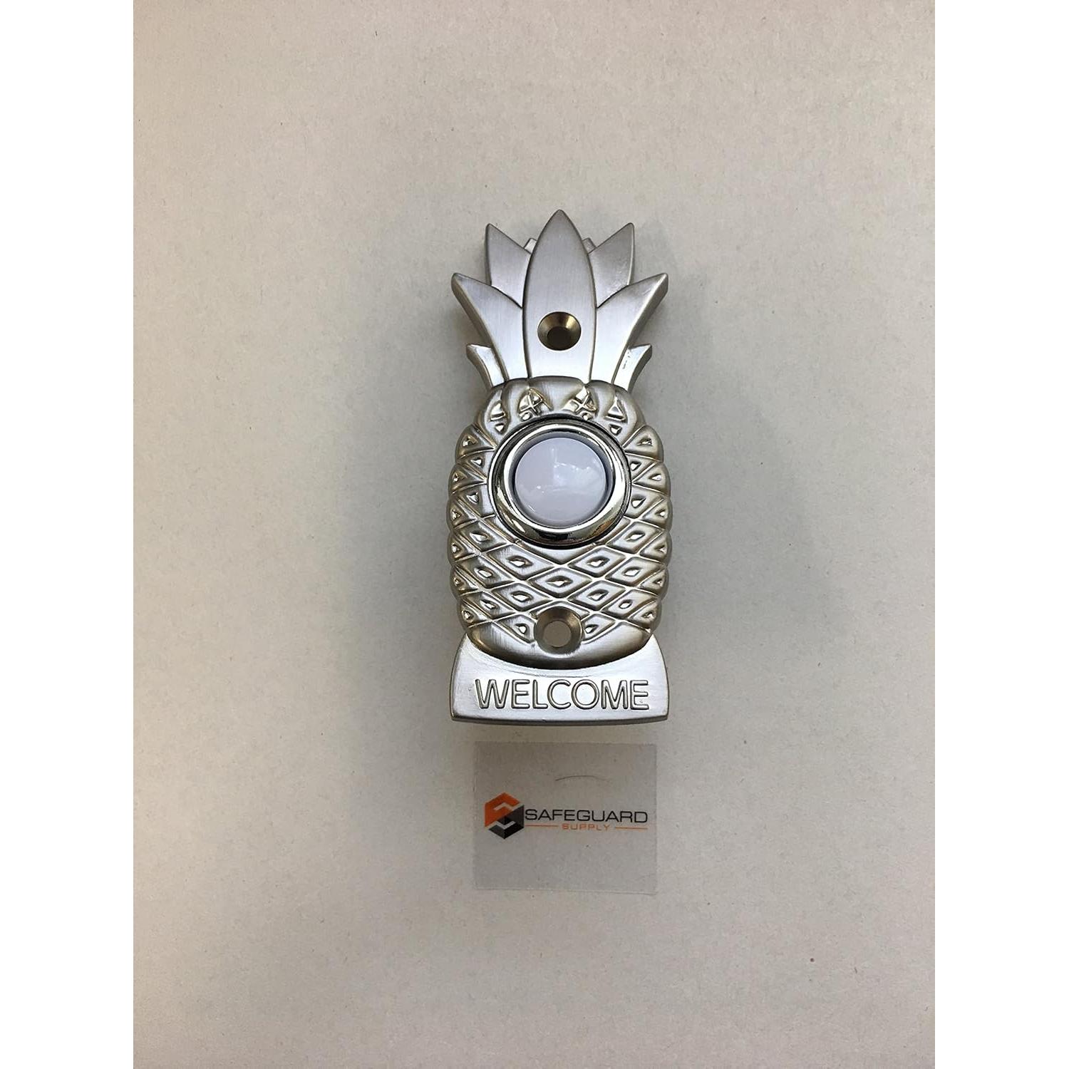 Botón de Timbre de Latón Iluminado Suministro de Protección