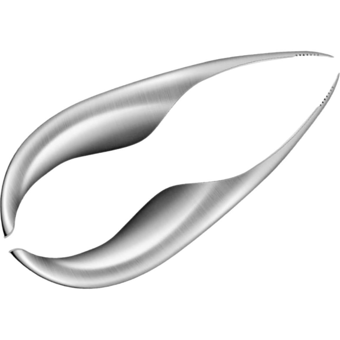 Limpiador de Camarones HEALLILY Acero Inoxidable 6 Piezas