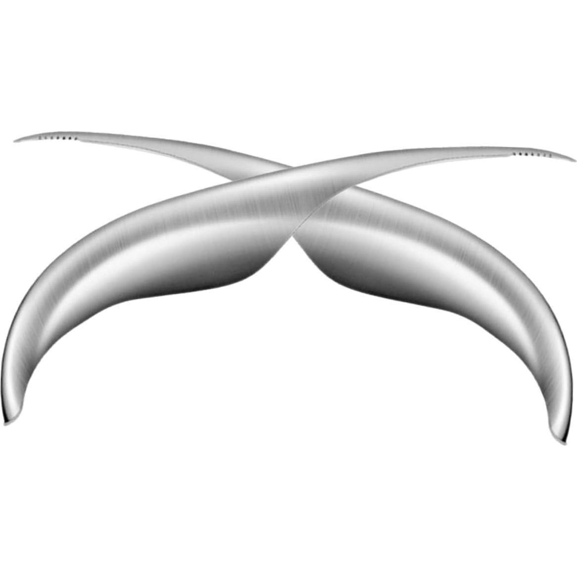 Limpiador de Camarones HEALLILY Acero Inoxidable 6 Piezas