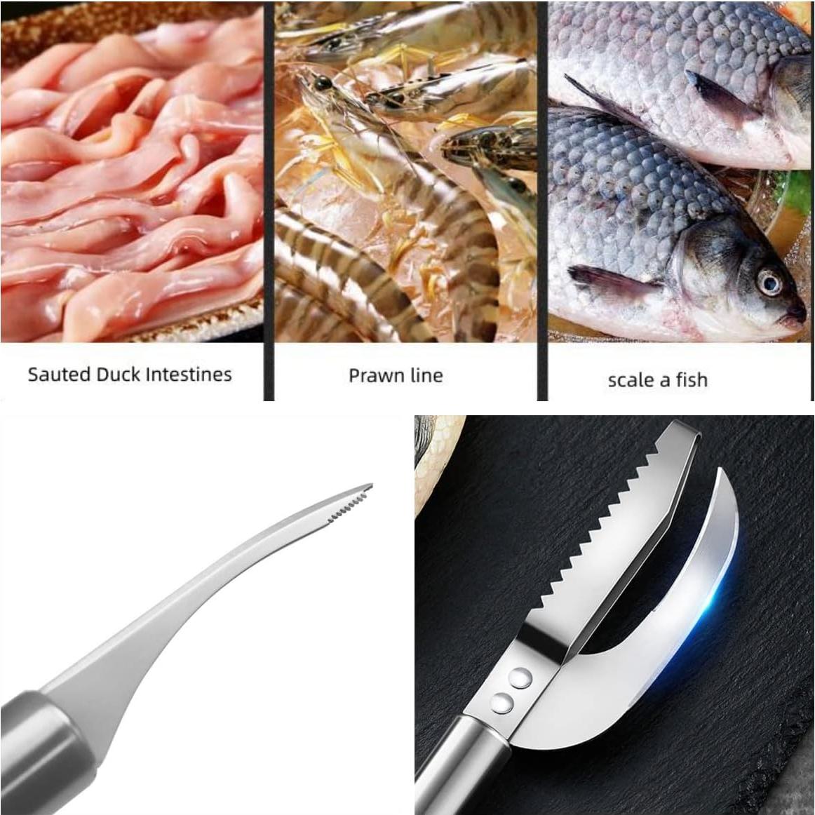 Cuchillo Multifuncional para Pescado Chinshwehaw 3-en-1