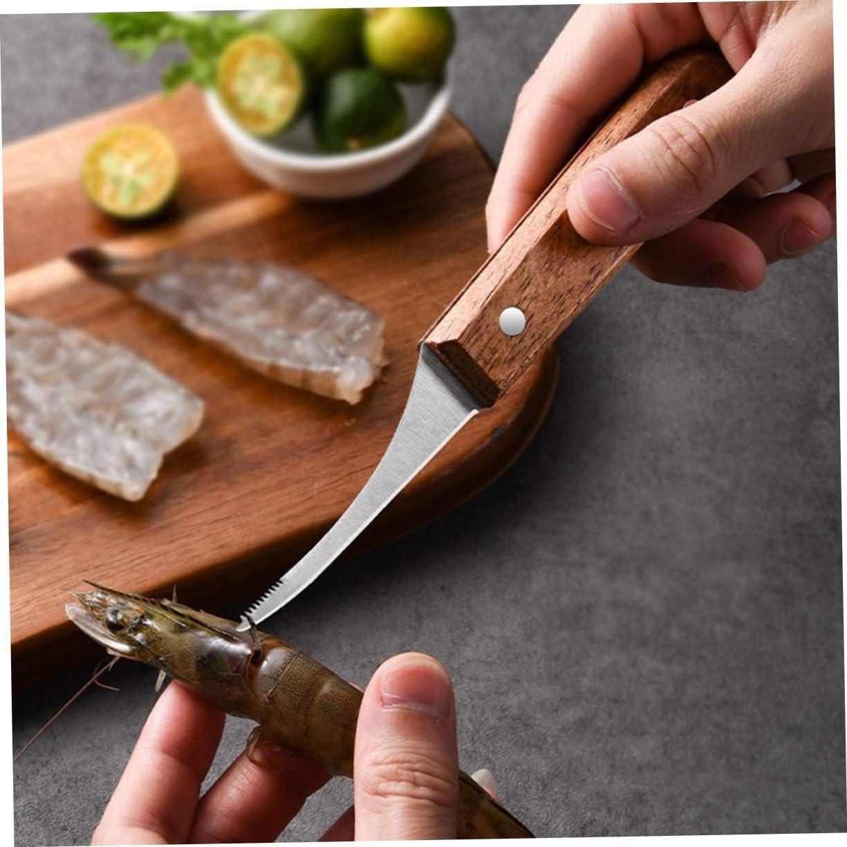 Garneck 4 Herramientas Multifuncionales para Limpiar Camarones