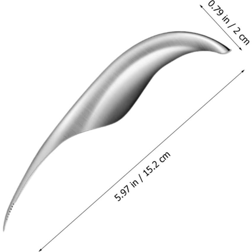 6 Piezas Desvenador de Camarones Acero Inoxidable Ergonómico