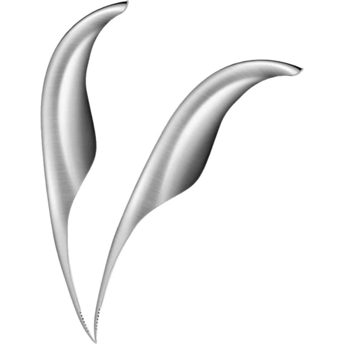 6 Piezas Desvenador de Camarones Acero Inoxidable Ergonómico