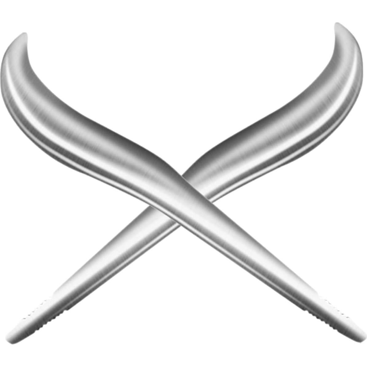 6 Piezas Desvenador de Camarones Acero Inoxidable Ergonómico