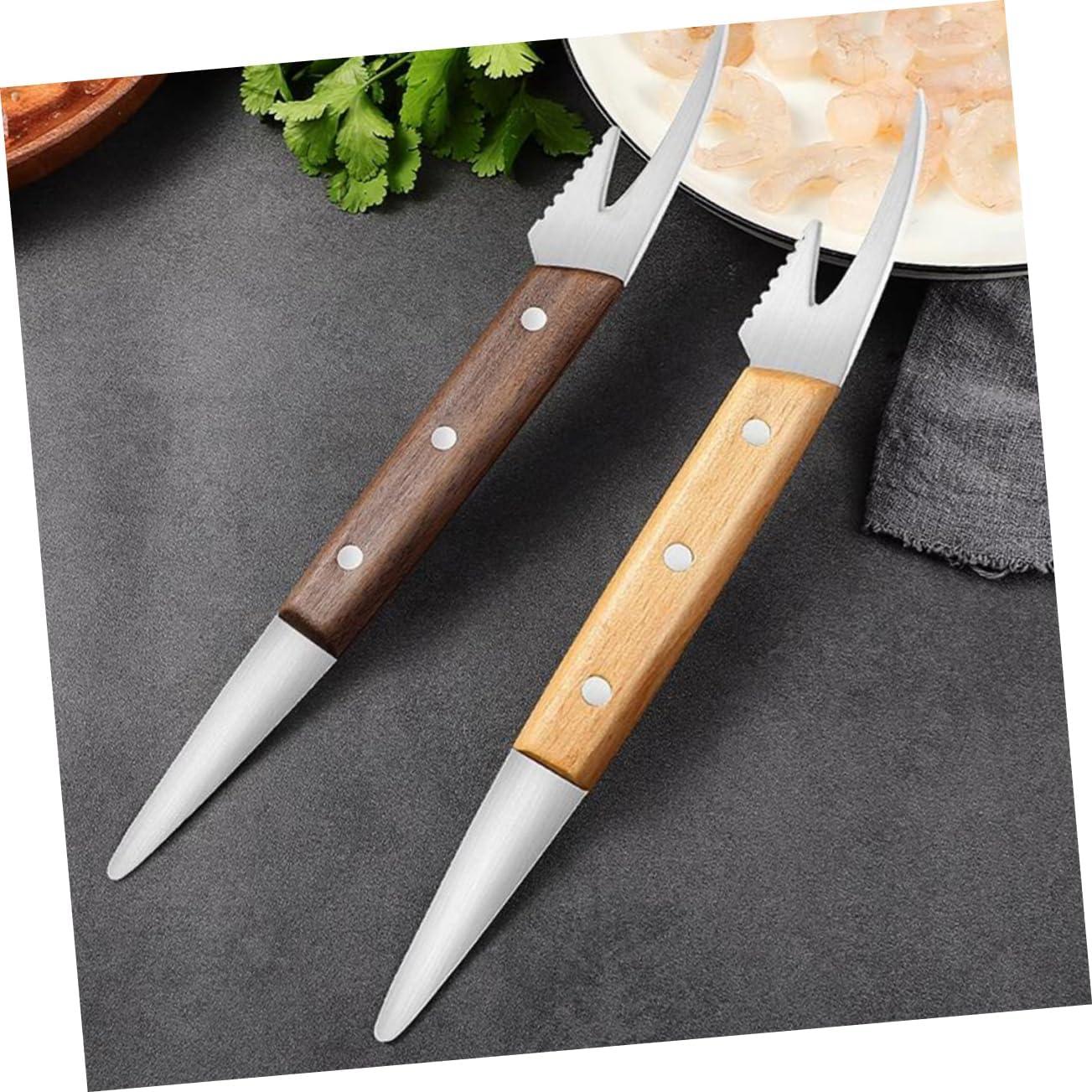 Pelador de Camarones LIFKOME de Acero Inoxidable Doble Cabeza