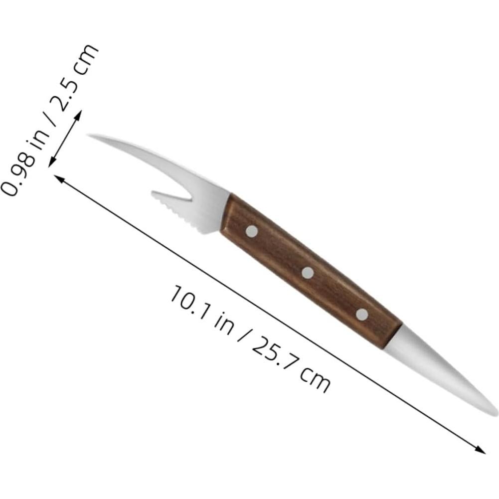 Pelador de Camarones LIFKOME de Acero Inoxidable Doble Cabeza