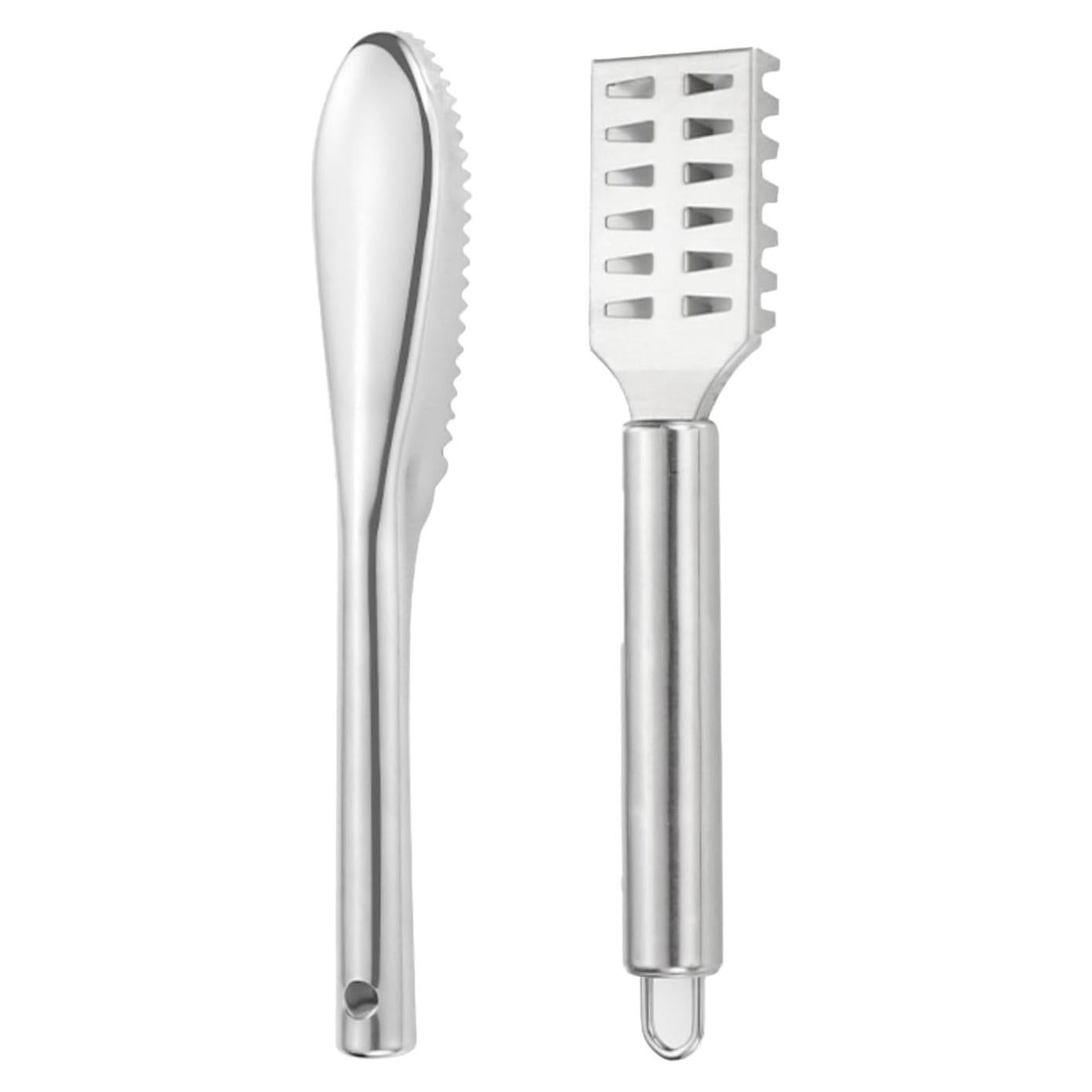 Kit de 2 Removedores de Escamas de Pescado JOCNIKA Acero Inoxidable