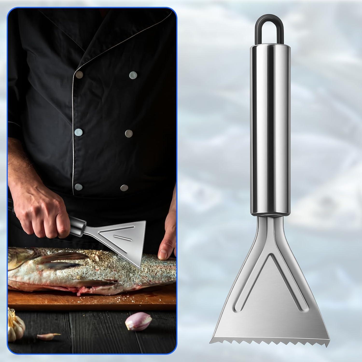 Juego de 4 Removedores de Escamas de Pescado Asofelk