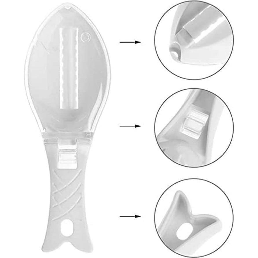 Raspador de Escamas de Pescado Genérico Acero Inoxidable 15.98 cm