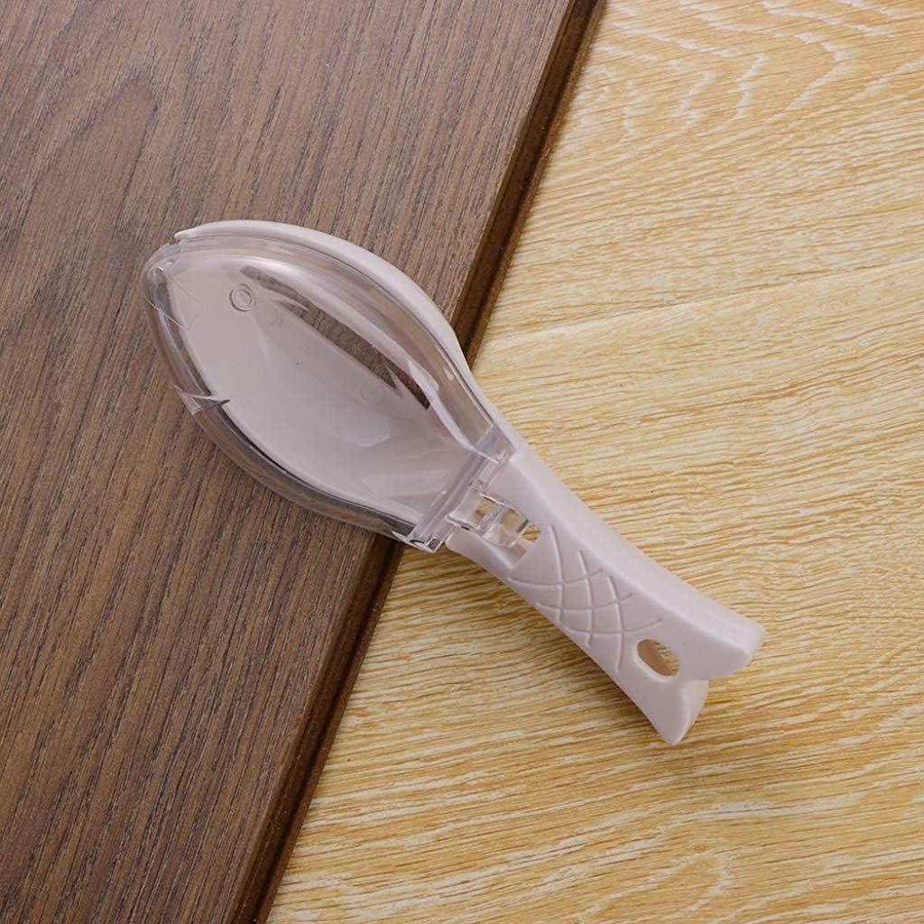 Raspador de Escamas de Pescado Genérico Acero Inoxidable 15.98 cm