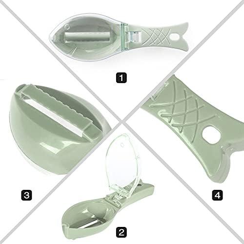 Escalador de Pescado Verde - Removedor de Escamas Rápido 16cm