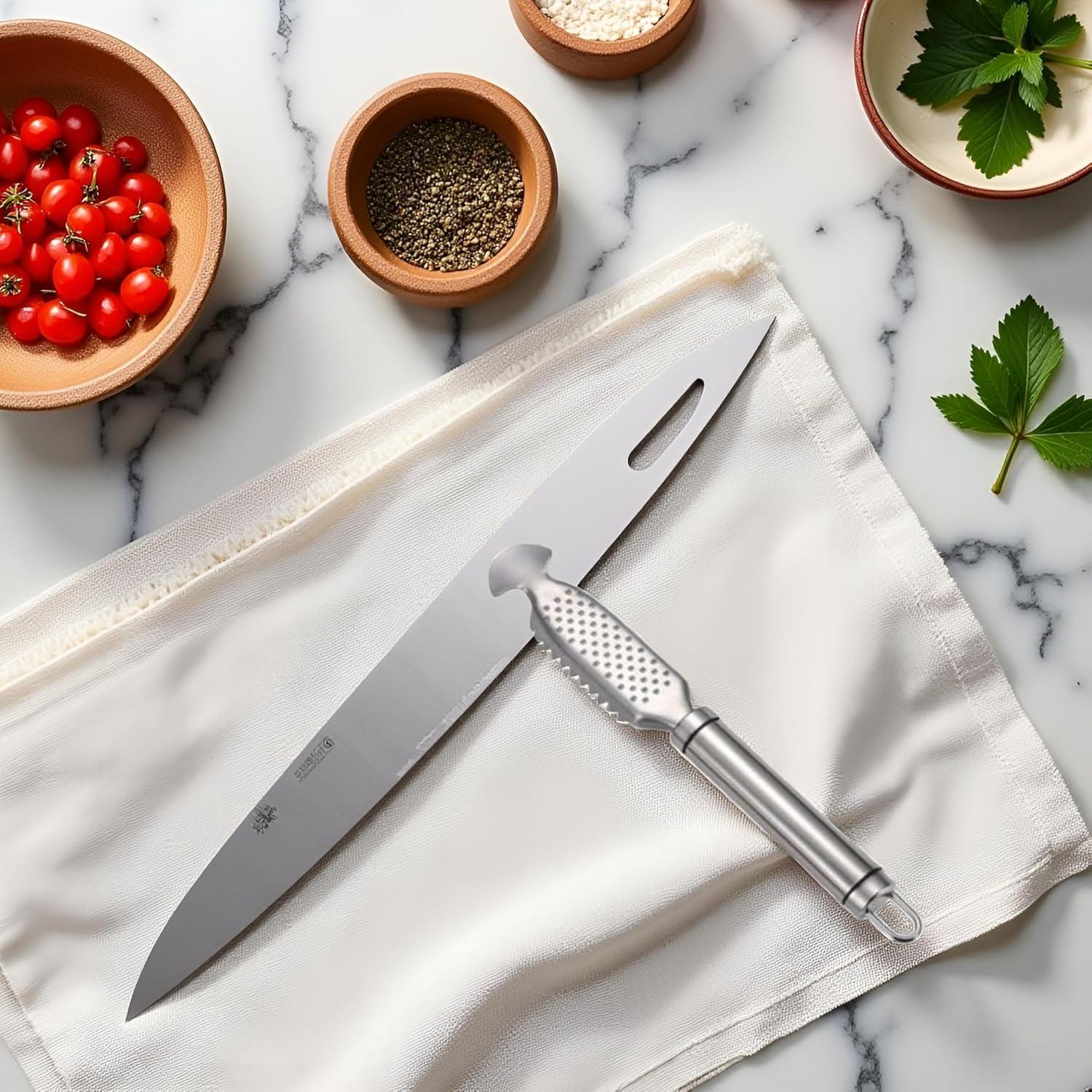 Desescamador de Pescado Acero Inoxidable Calsgkspray 25.1 cm