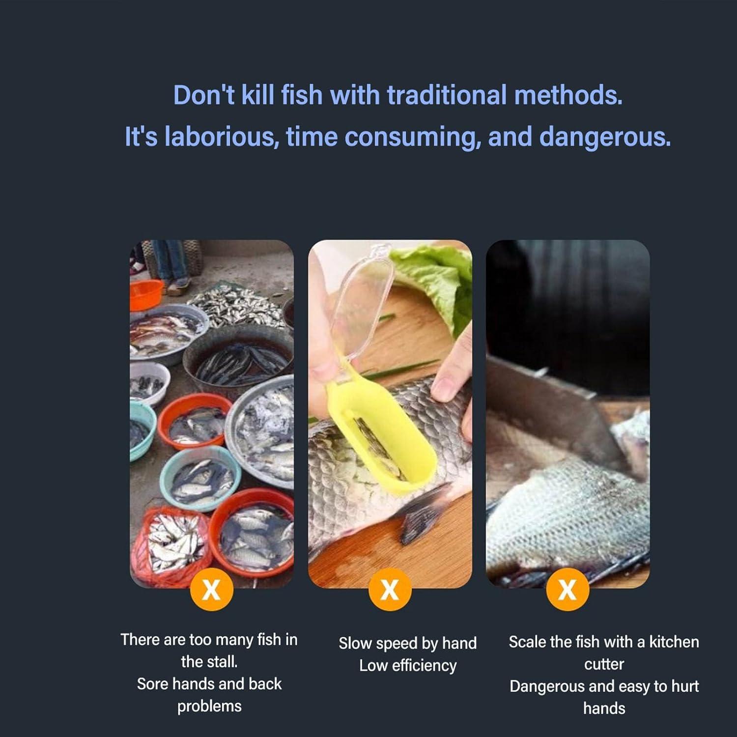 Escalador de Pescado Eléctrico TOPINCN Inalámbrico 194g