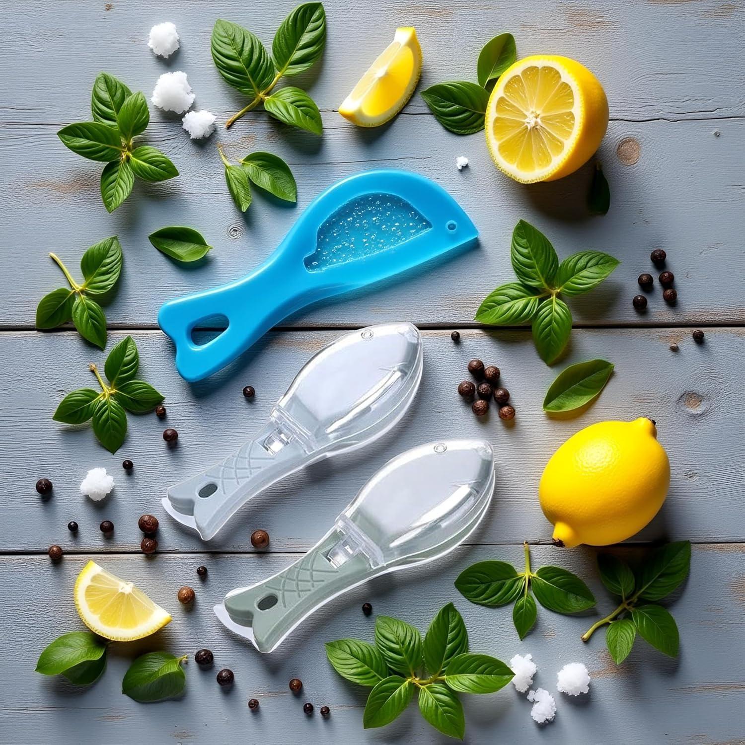 Set 2 Removedores de Escamas de Pescado Tnyvm Azul Verde