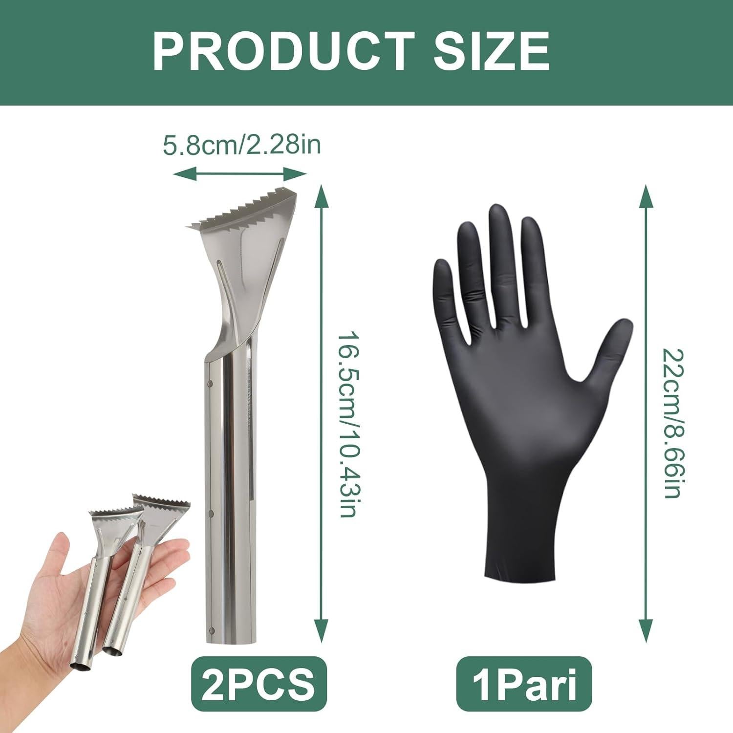 Juego de 2PC Removedor de Escamas de Pescado OMASUNB