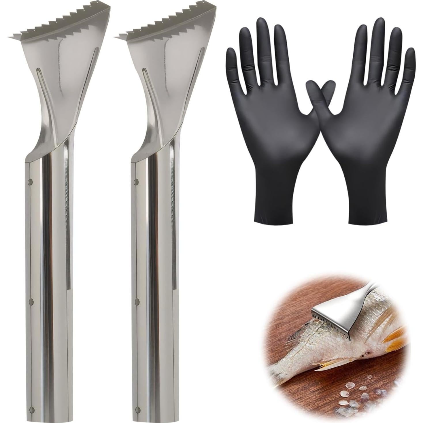 Juego de 2PC Removedor de Escamas de Pescado OMASUNB