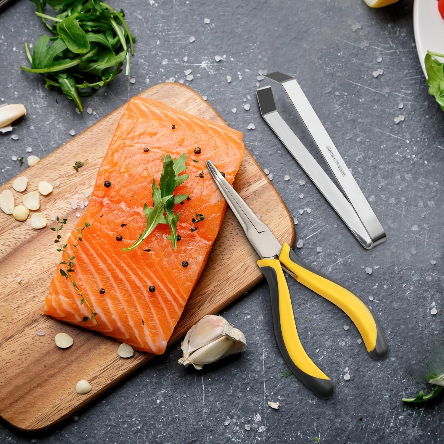 Kit de Pinzas para Espinas de Pescado THAMIAO 15.24 cm Acero Inoxidable