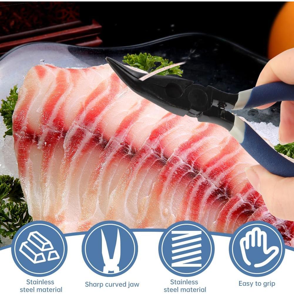Kit de Pinzas y Alicates XuYelora para Espinas de Pescado