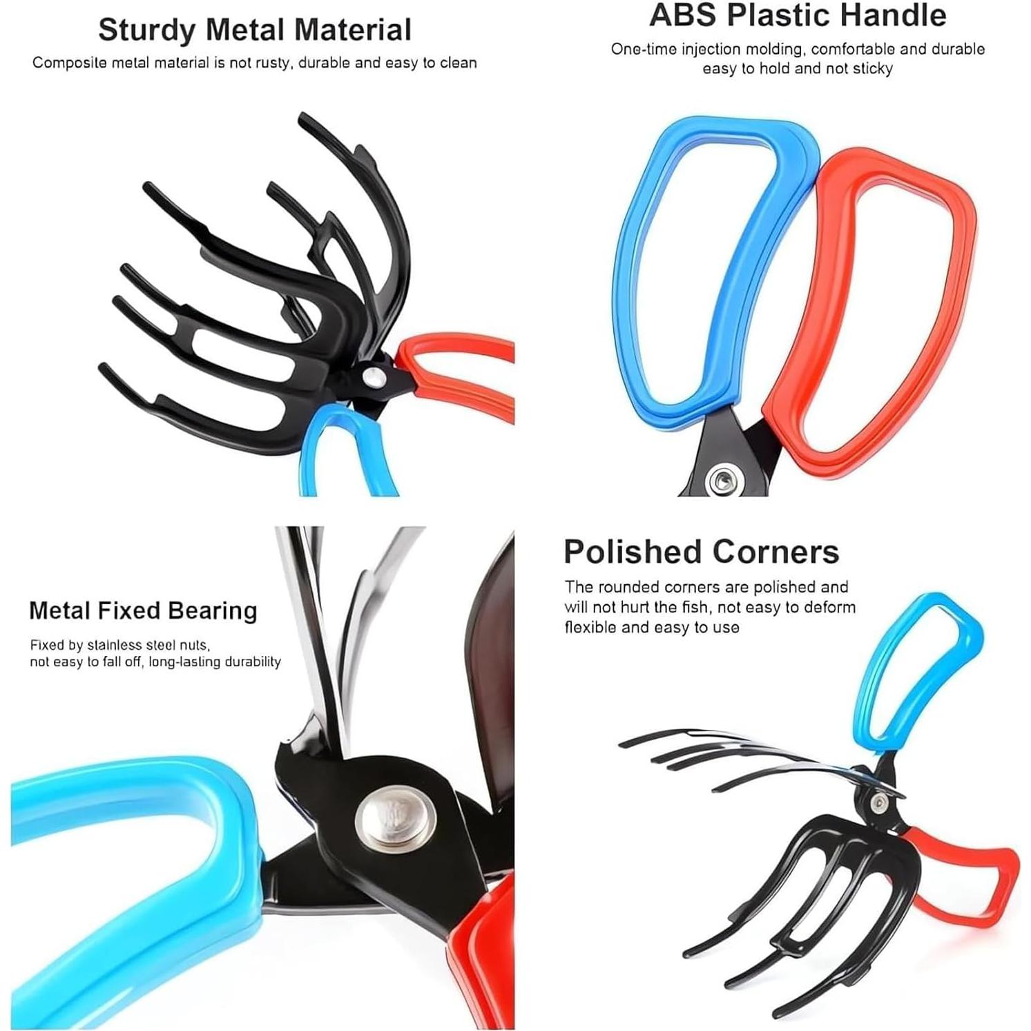 Agarrador de Pescado GNDROO 3 Garras Metal 2 Paquetes