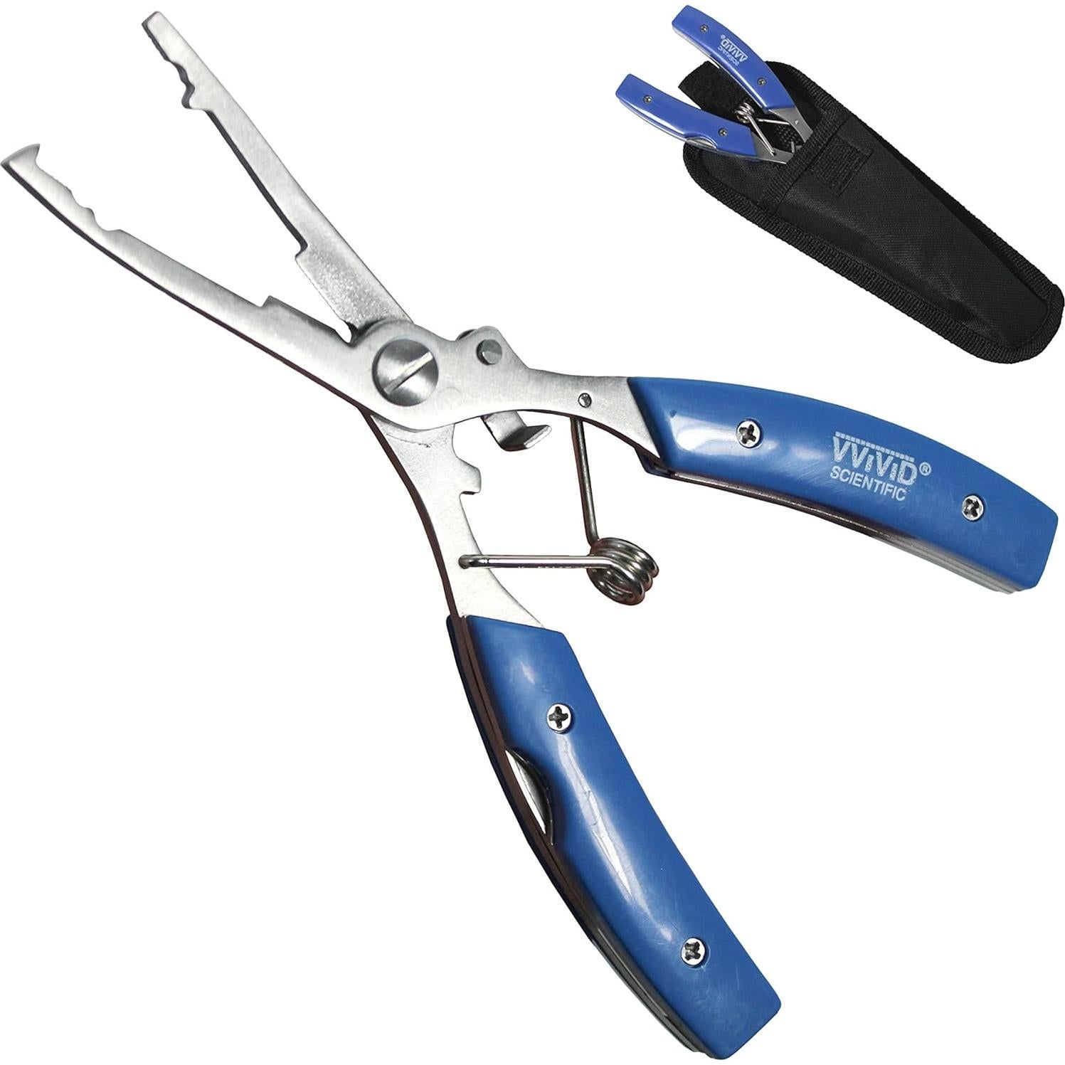 Alicates de Pesca VViViD de Acero Inoxidable con Funda