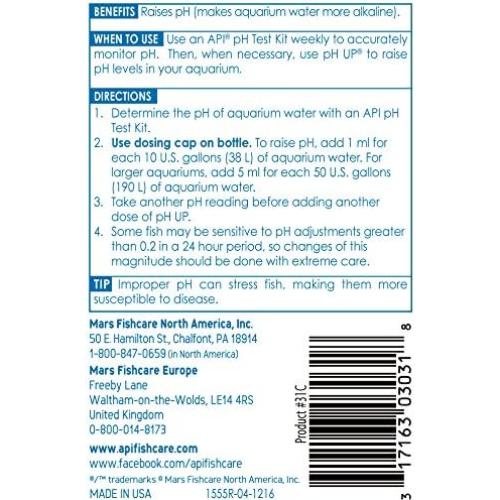 API pH UP 113.4 ml - Solución para Aumentar pH Acuario Dulce