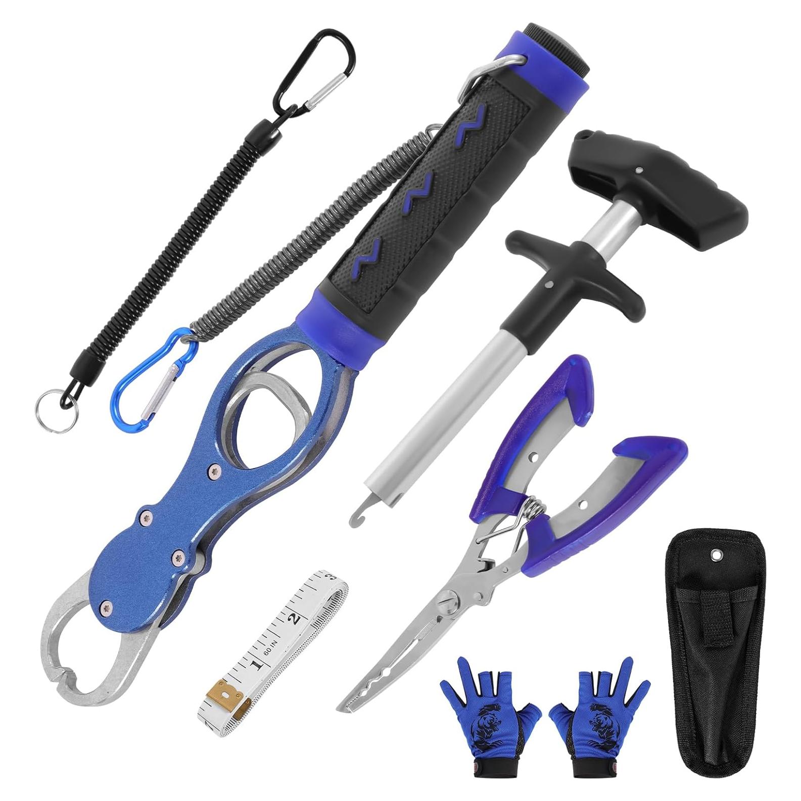 Kit de Herramientas de Pesca Ehowdin - 7 Piezas con Agarrador