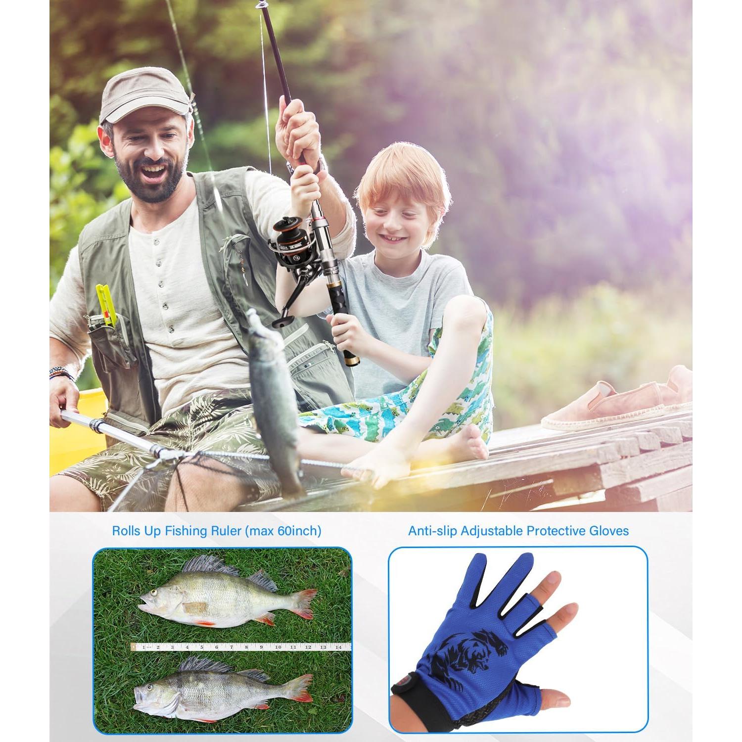 Kit de Herramientas de Pesca Ehowdin - 7 Piezas con Agarrador