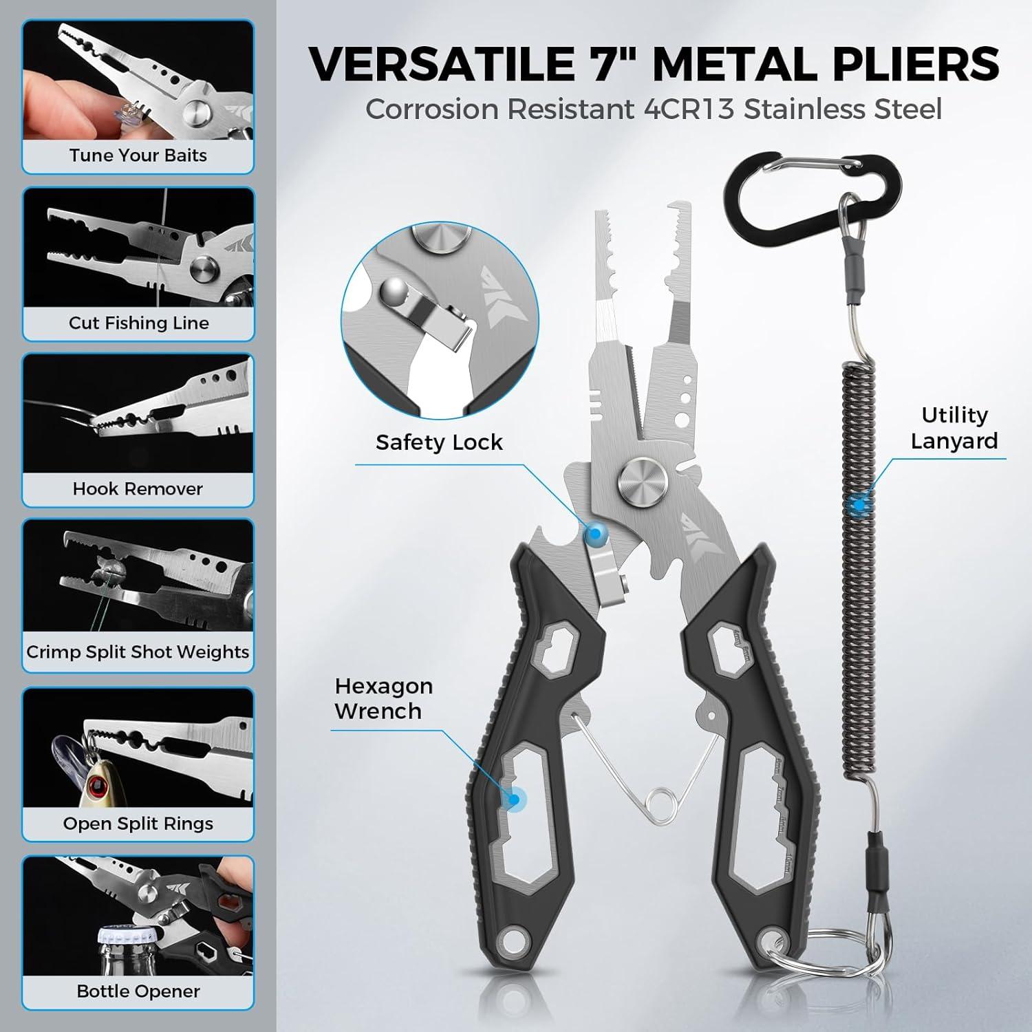 Bolsa de Sling de Pesca KastKing con Caja de Cebo 3500 y Herramientas