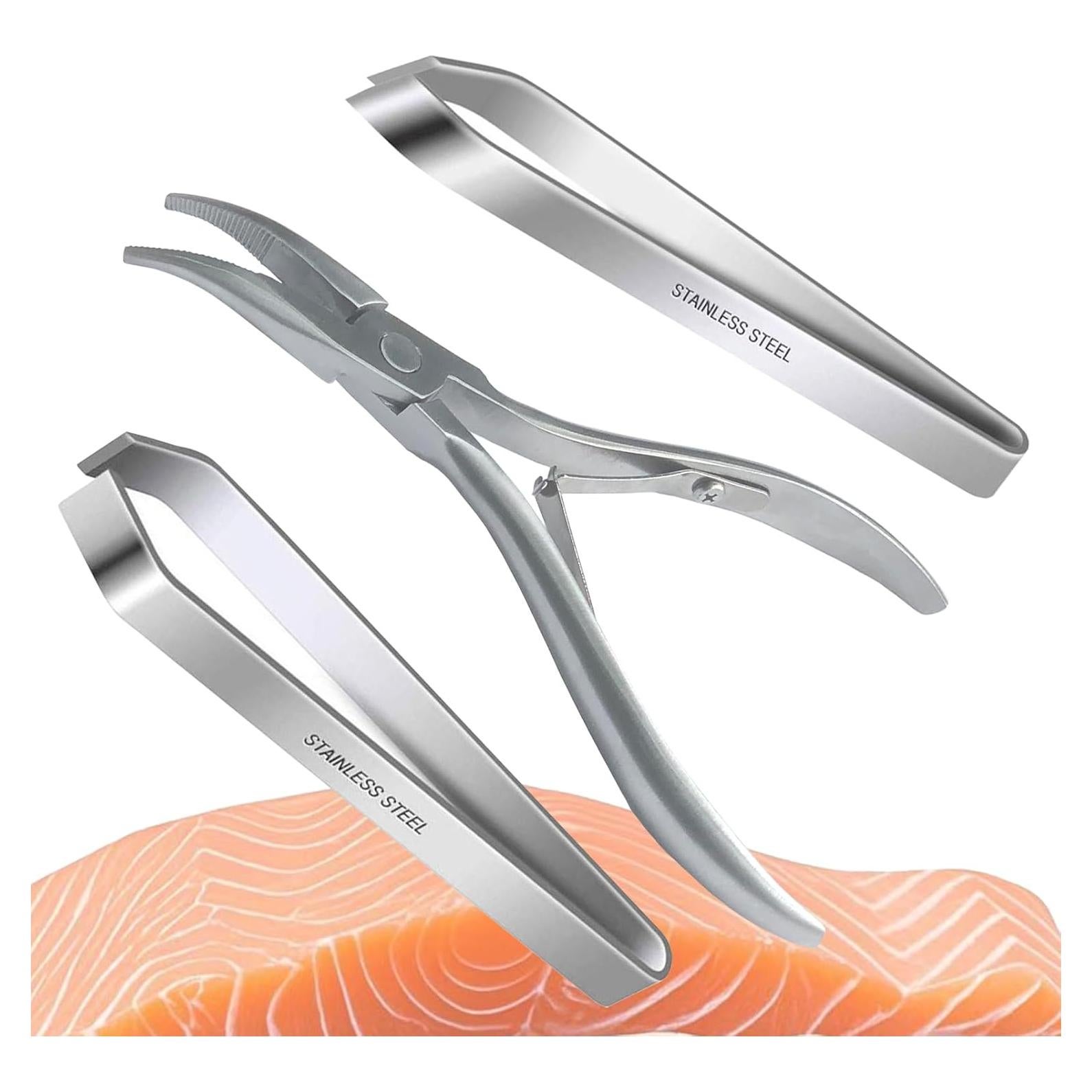 Juego de Pinzas de Hueso de Pescado Magiiczol - Acero Inoxidable