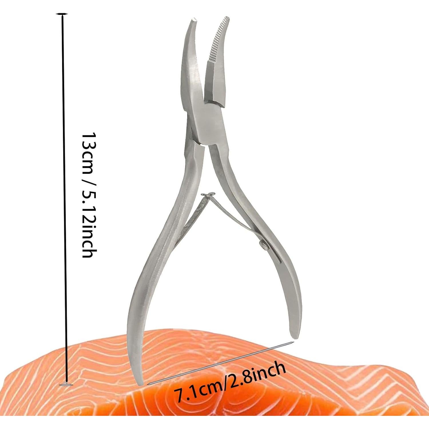 Juego de Pinzas de Hueso de Pescado Magiiczol - Acero Inoxidable