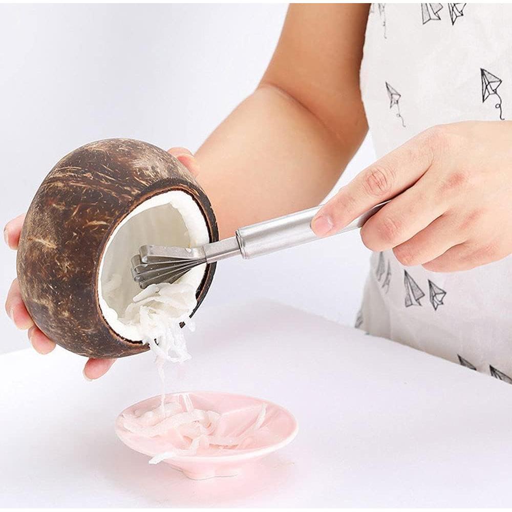 Rallador de Coco AANAN de Acero Inoxidable 19.5 cm