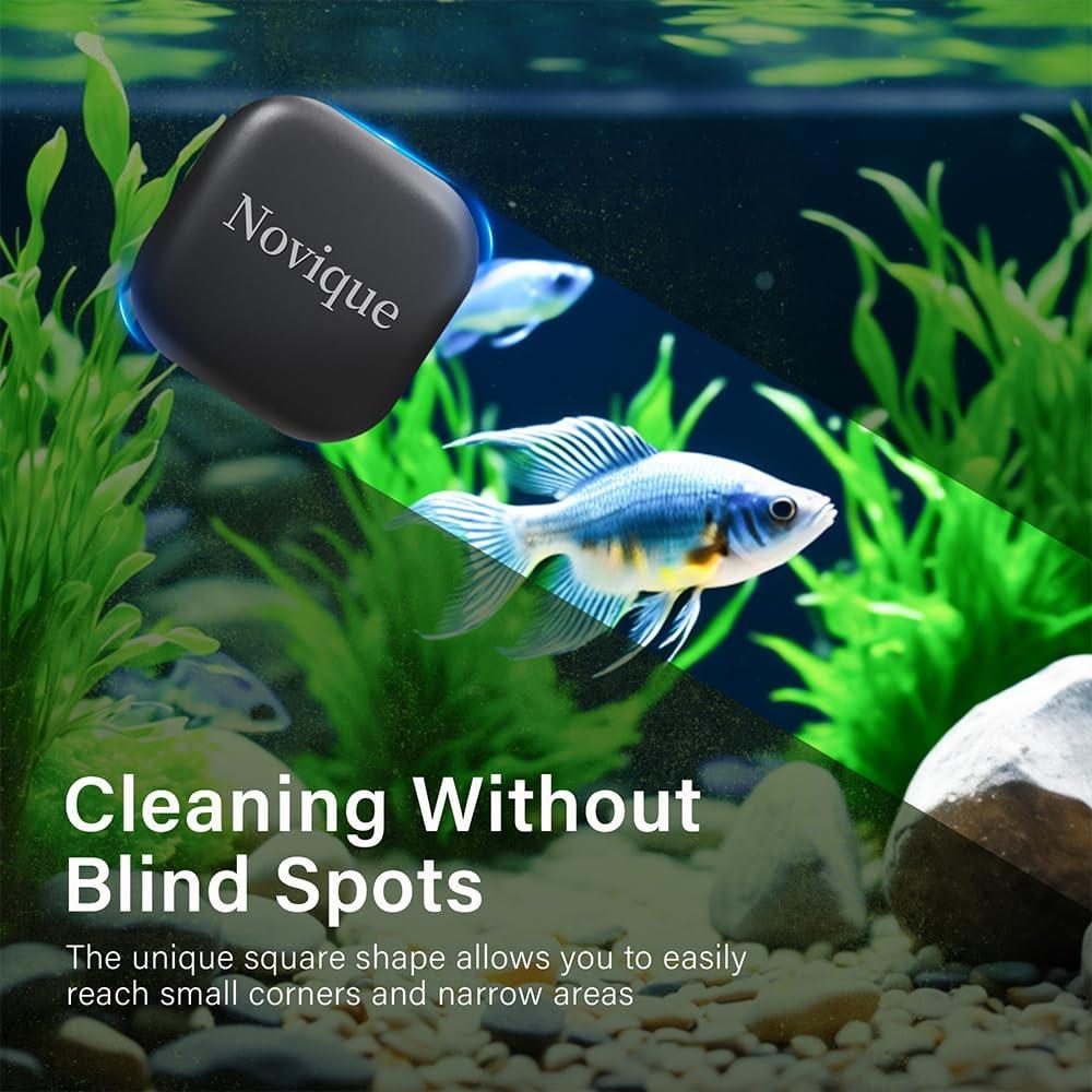 Limpiador Magnético Mini Novique para Acuarios de Cristal 8mm