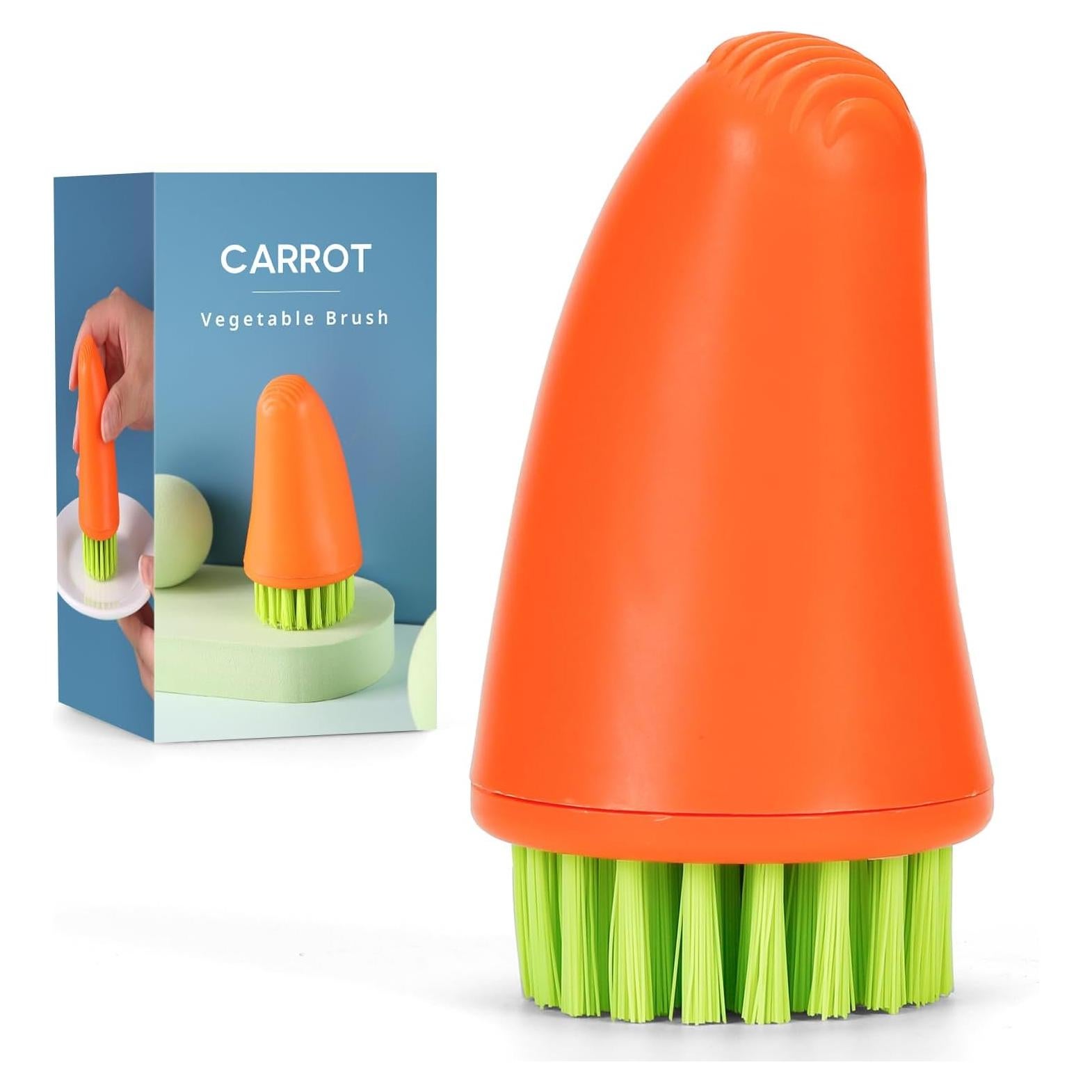 Cepillo de Verduras RADESCOO en Forma de Zanahoria - 58g