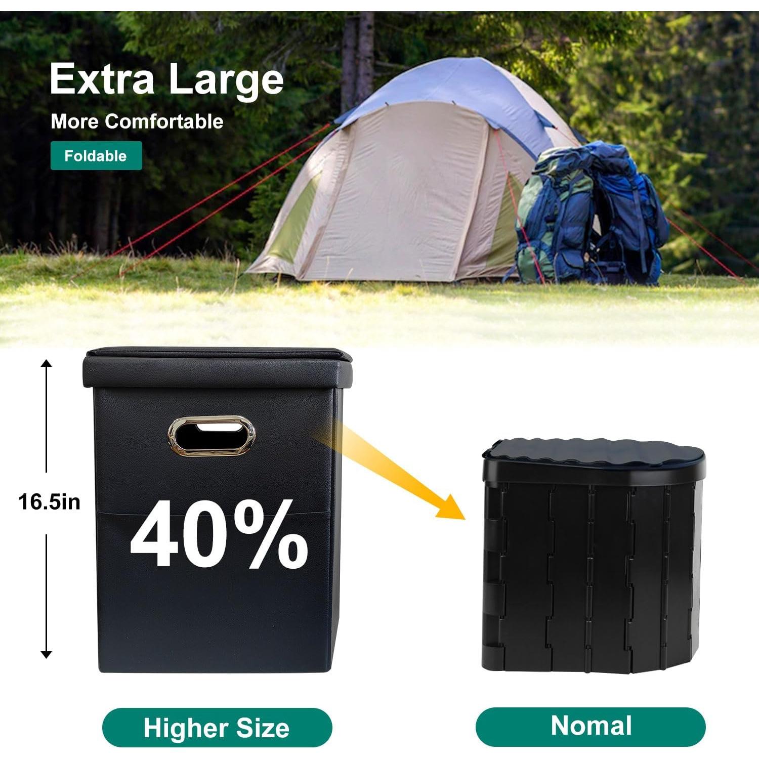 Inodoro Portátil Ann Katy XL Plegable para Camping