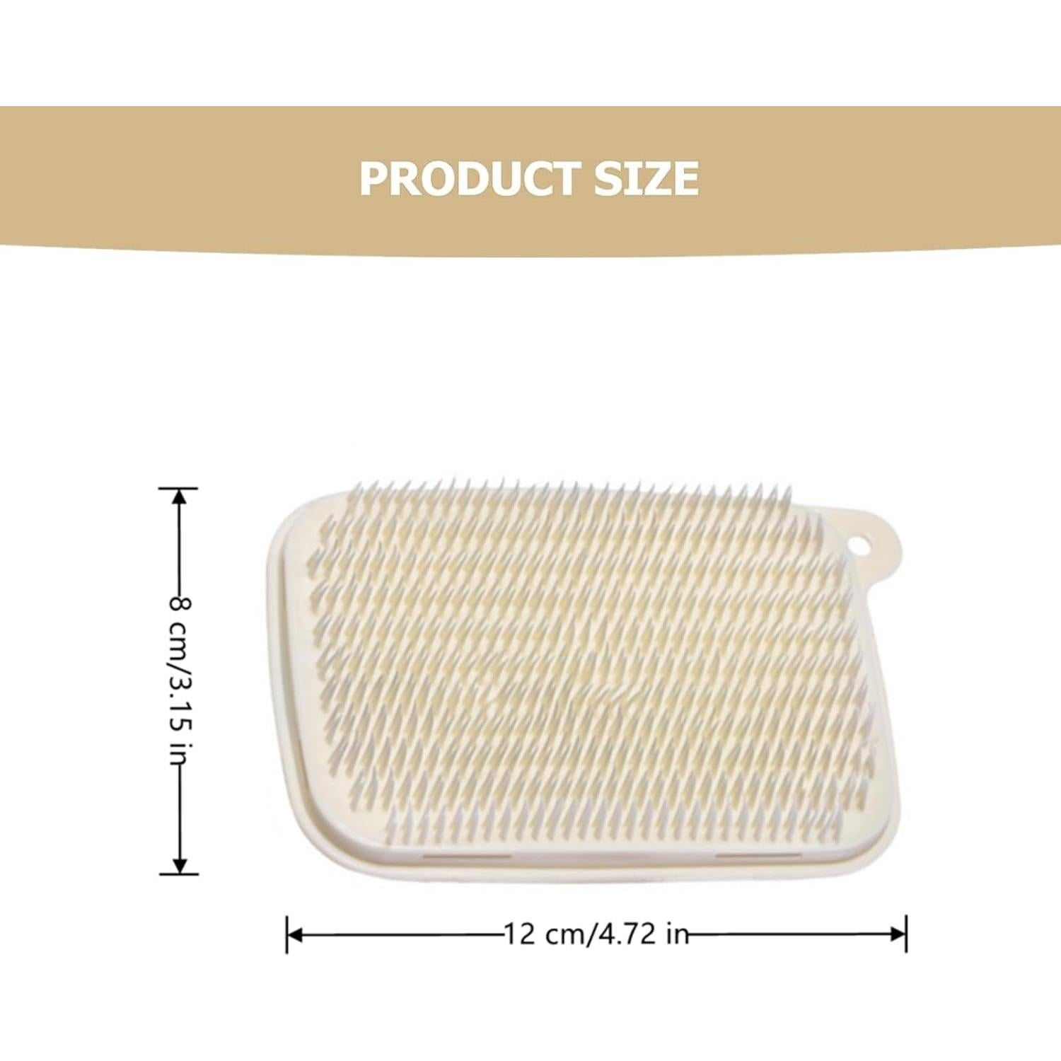 4 Cepillos de Verduras SHUNGXINYI Antideslizantes 12x8x1.5cm