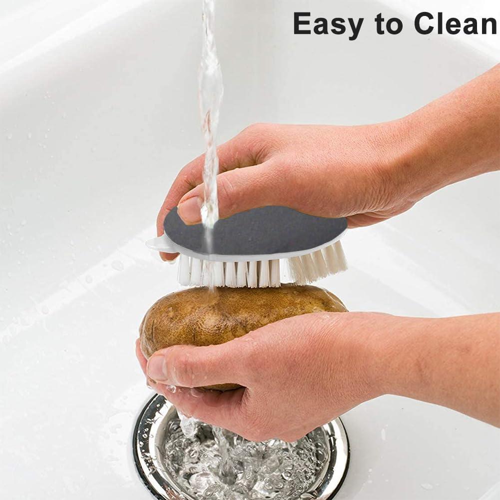 Cepillo de Verduras iayokocc con Mango Antideslizante 9.8cm