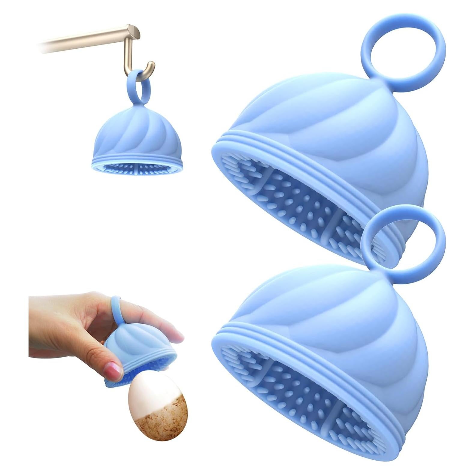 Lavadora de Huevos DoID Tag - Estropajo de Silicona 2 Pcs