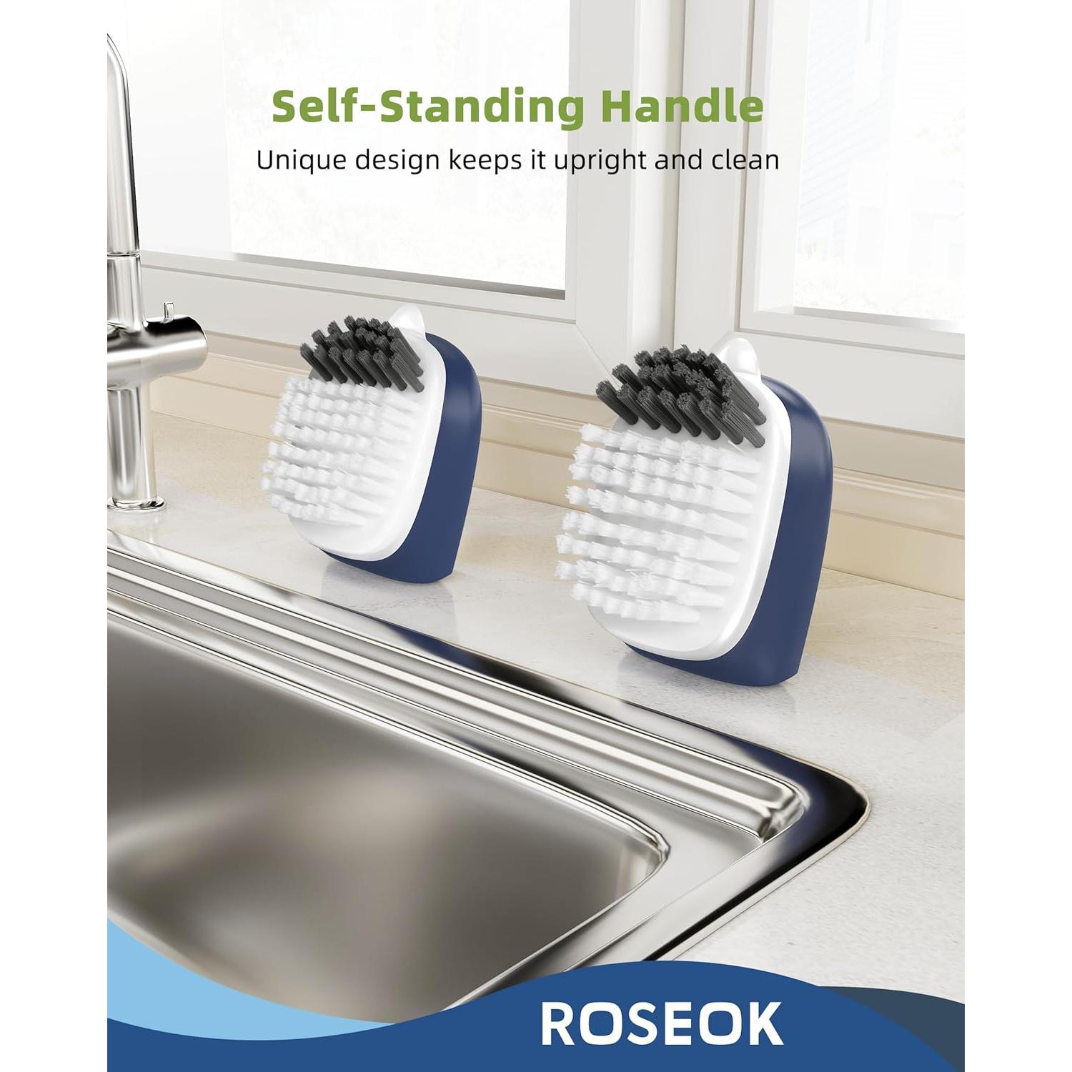 Cepillo de Cocina ROSEOK para Patatas y Verduras - 2 Unidades